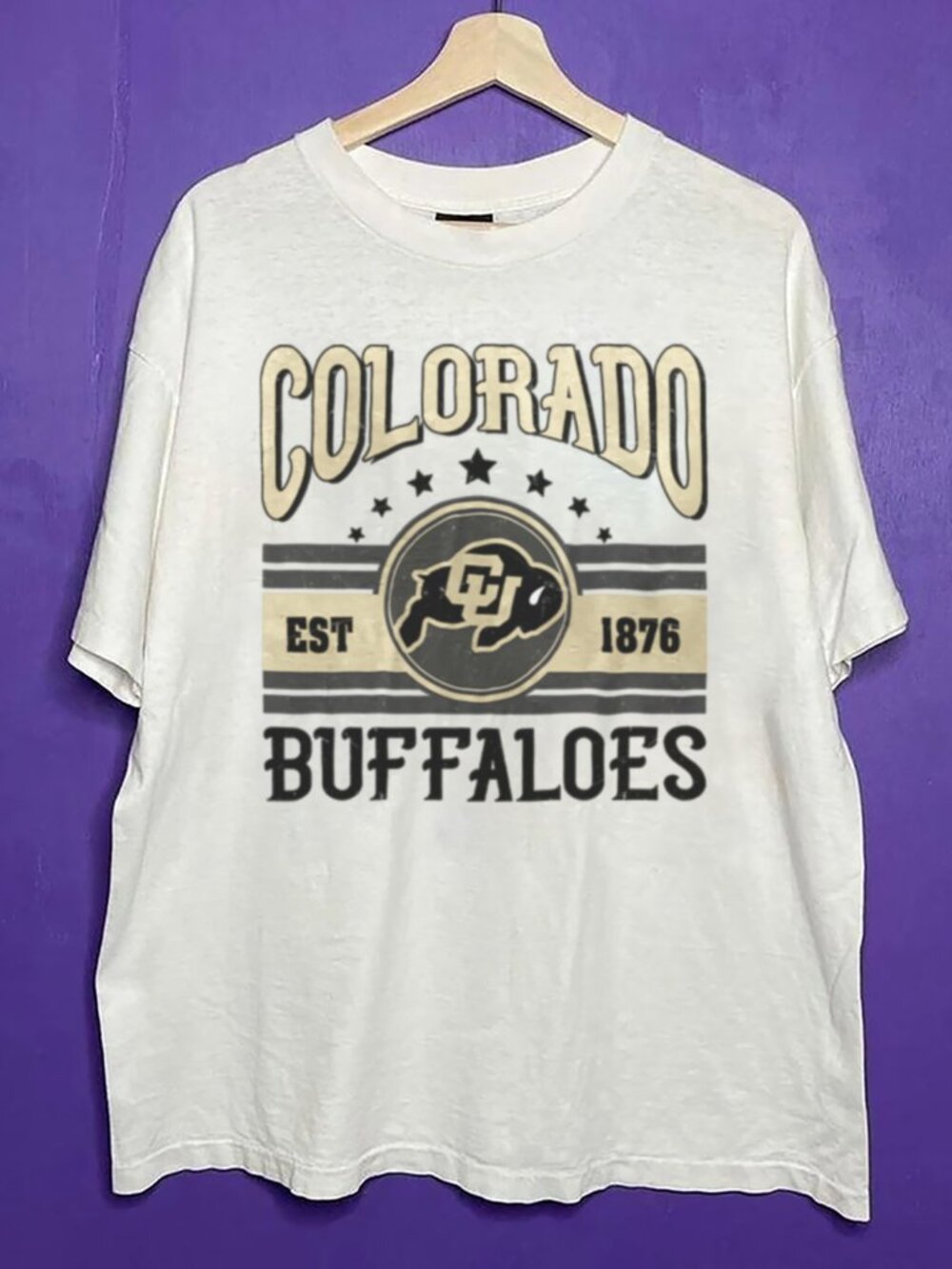 Vintage University of Colorado Buffaloes Fan Shirt, Retro CU Buffaloes Shirt Tee